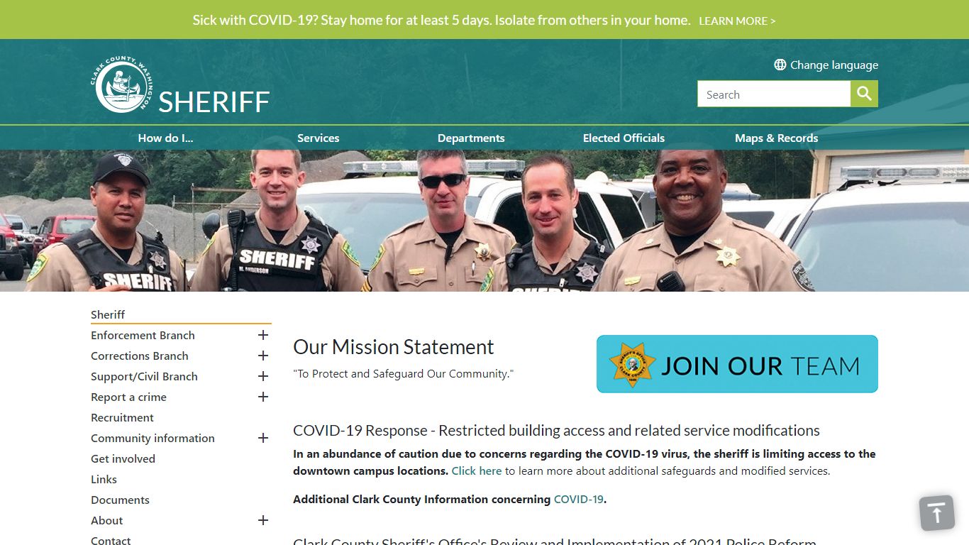 Clark County Sheriff | Clark County